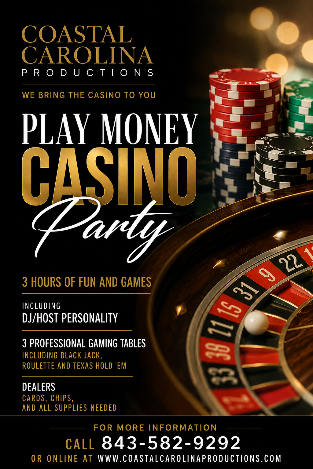 Play Money Flyer